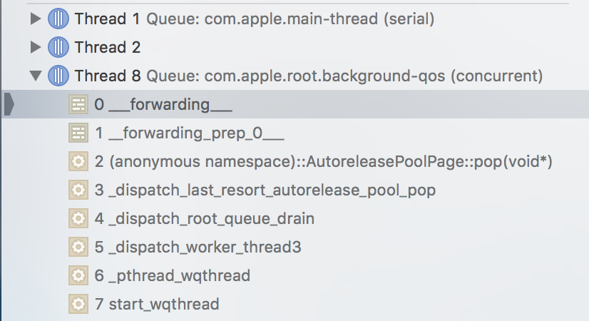 Zombie in an unnamed queue